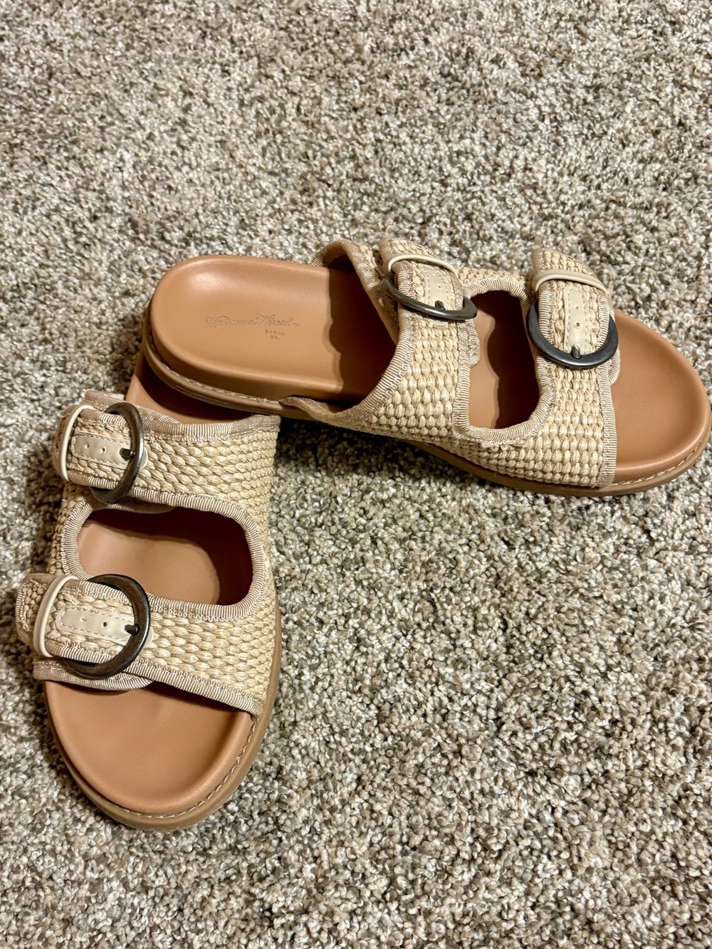 Universal Thread Woven Slide Sandals - Size 6